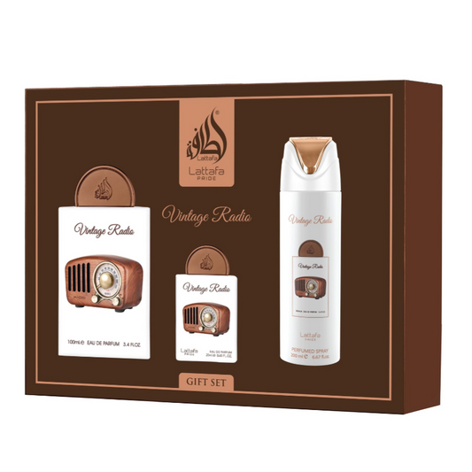 Lattafa Pride - Vintage Radio - Gift Set