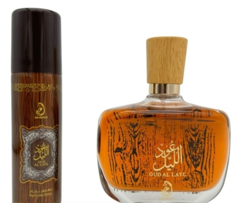 Arabiyat Oud Al Layl For Men 100ml edp with a 50ml Deodorant