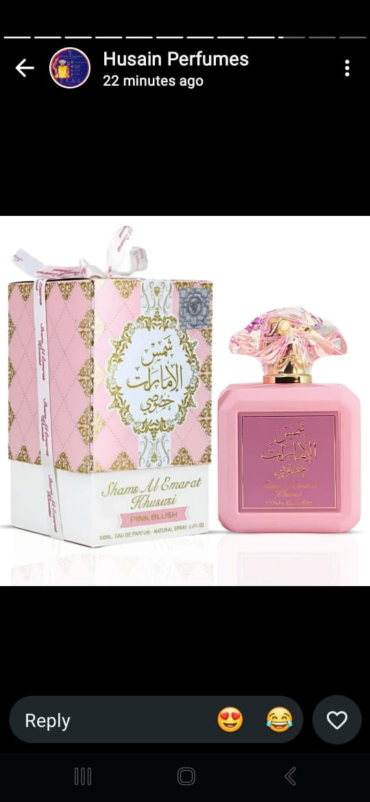 Ard Al Zaafaran Pink Blush Shams Al Emarat Khususi