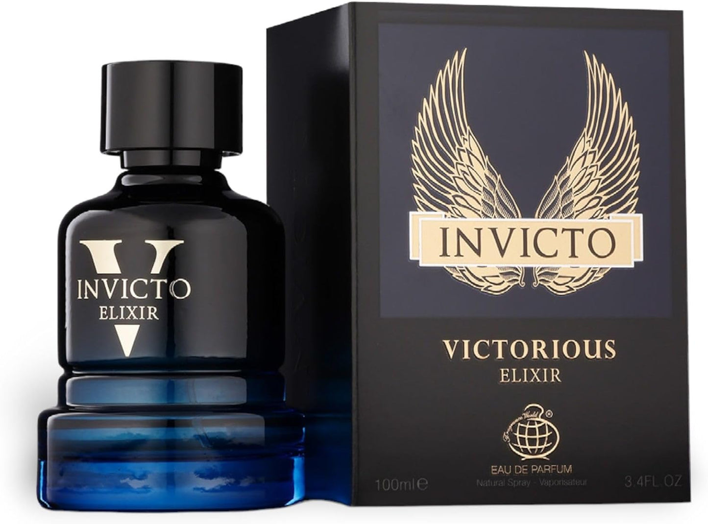 INVICTO VICTORIOUS ELIXIR BY FRAGRANCE WORLD EAU DE PARFUM 100ML 3.4 FLOZ