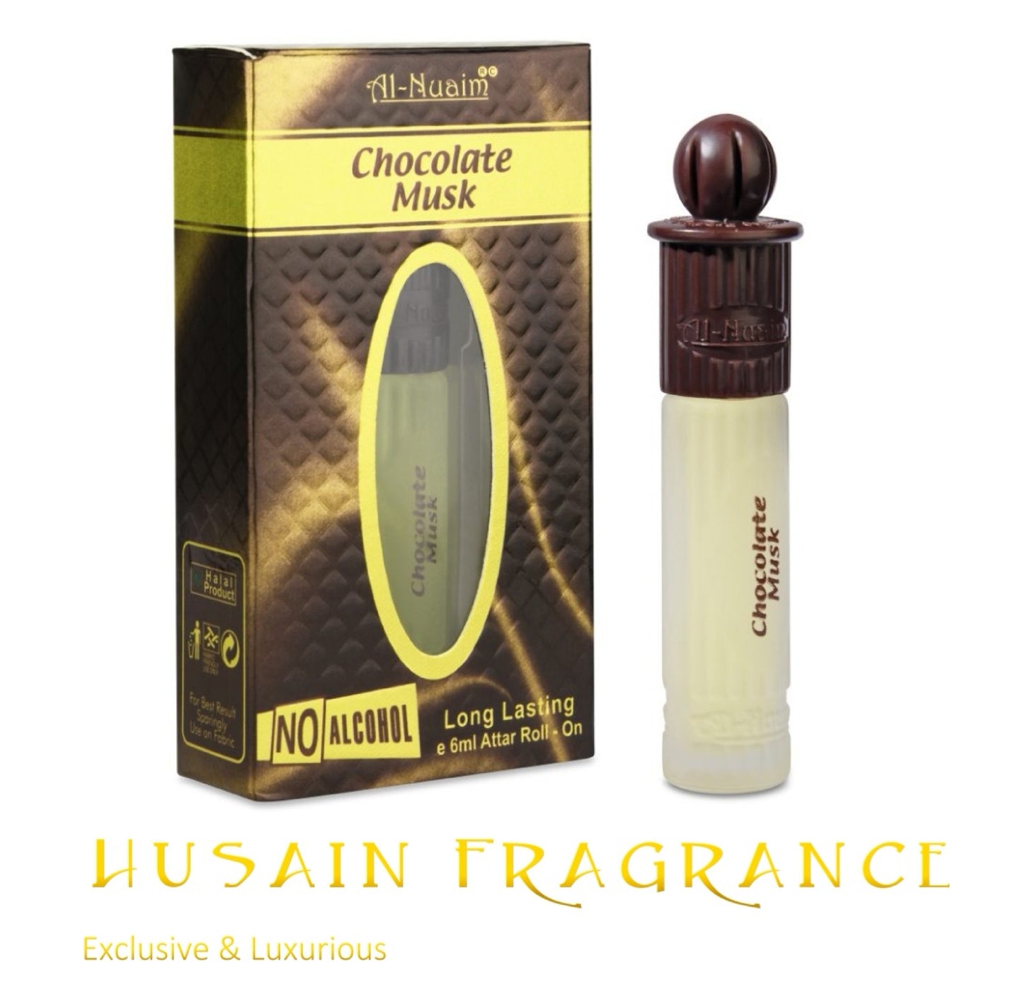 Al-Nuaim Chocolate Musk Concentrated Attar Oil Parfum 6ml