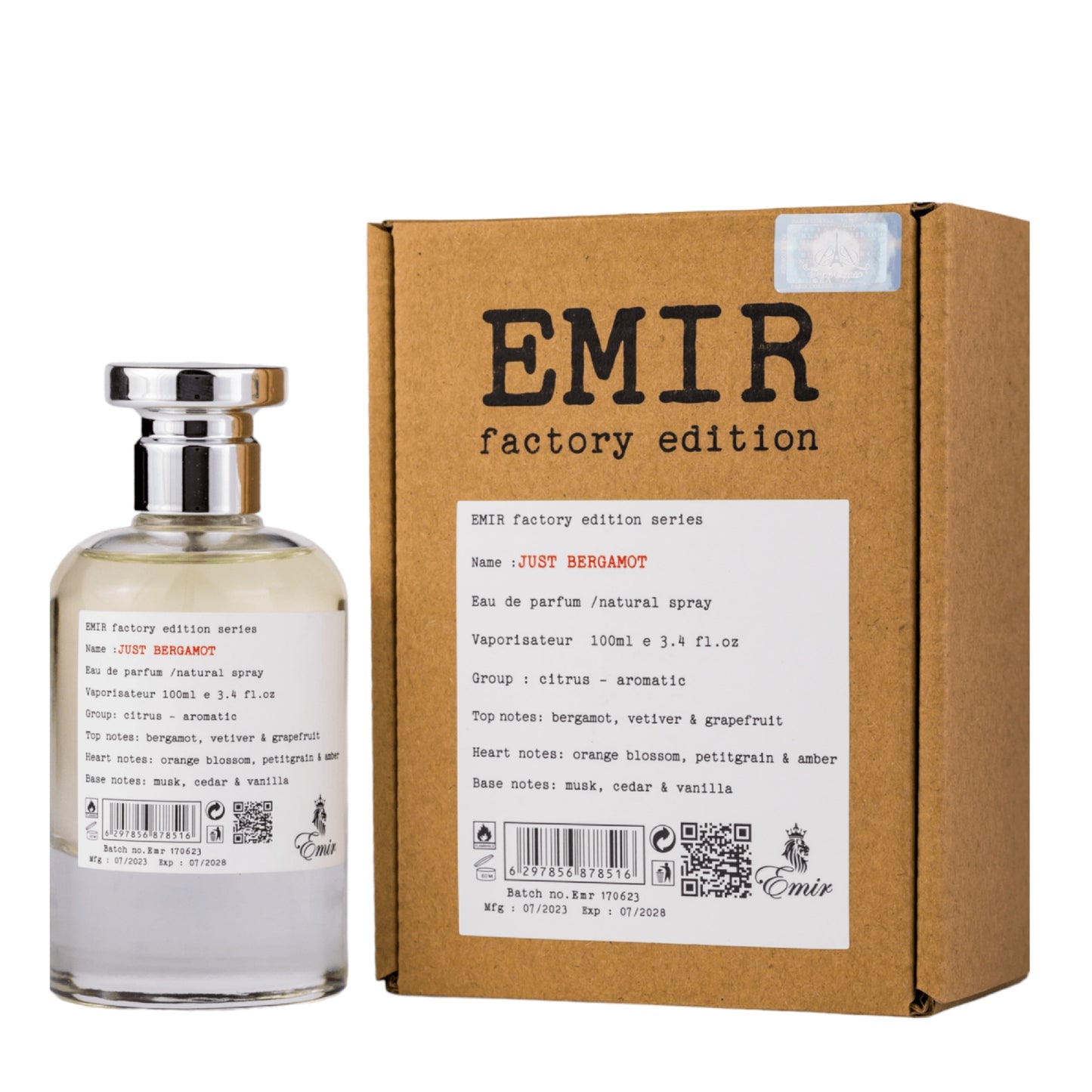 Emir - Just Bergamot Factory Edition - 100ml