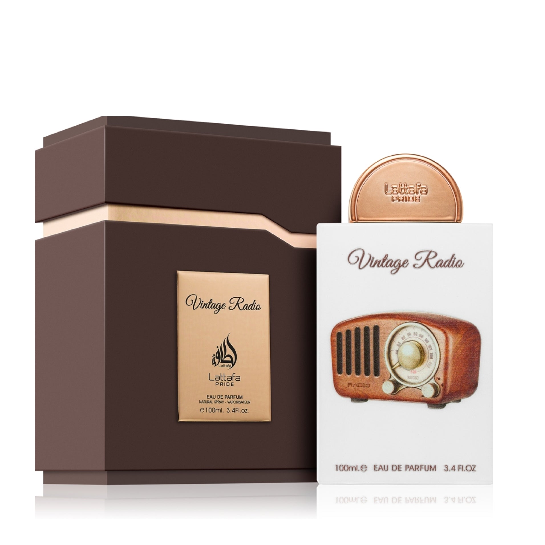 香水(ユニセックス) Lattafa Vintage Radio 100ml Lattafa - Vintage Radio - 100ml – Husain Fragrance