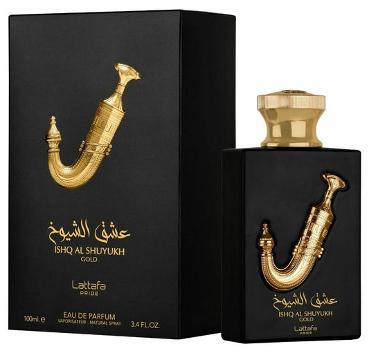 Ishq Al Shuyukh Gold Lattafa Perfumes for women and men