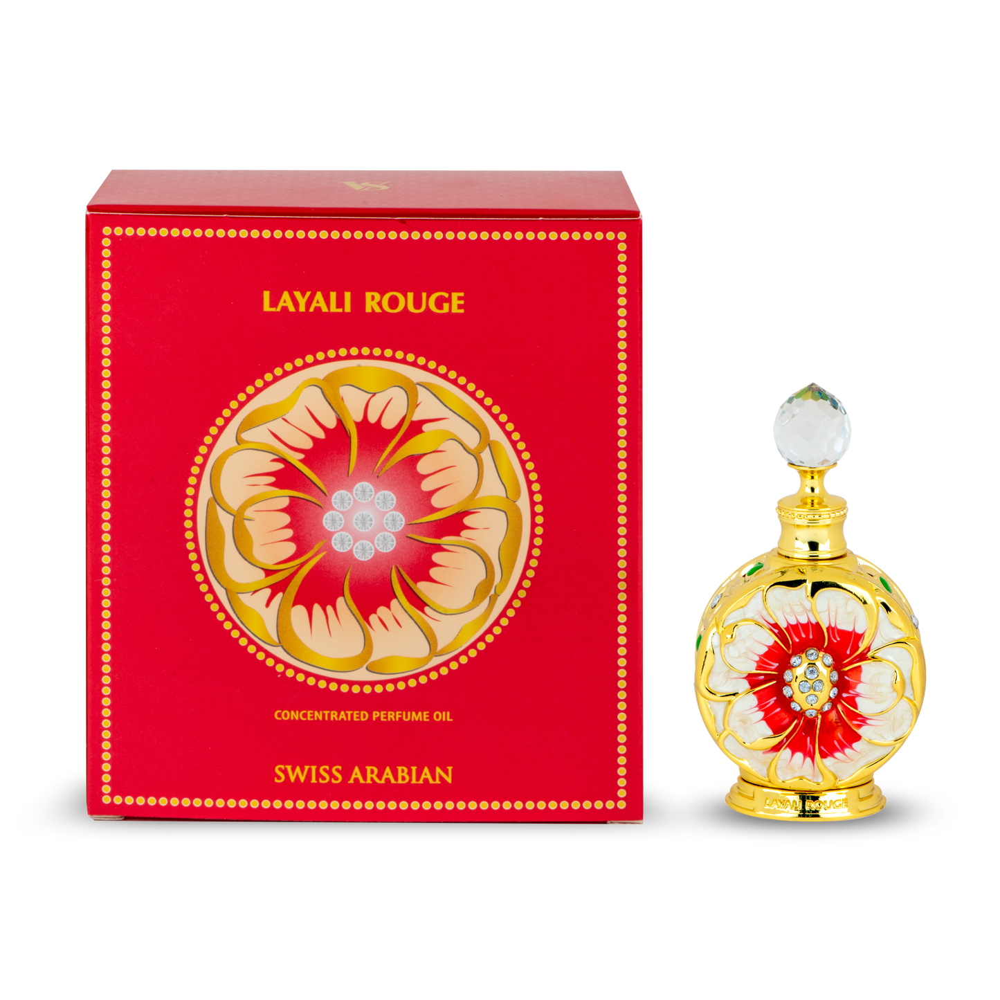 Swiss Arabian Layali Rouge FOR Women 0.5 oz Parfum Oil (Mini)