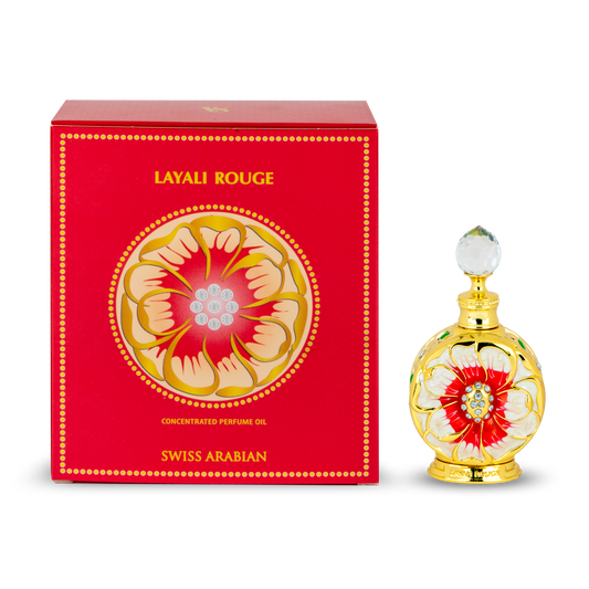 Swiss Arabian Layali Rouge FOR Women 0.5 oz Parfum Oil (Mini)
