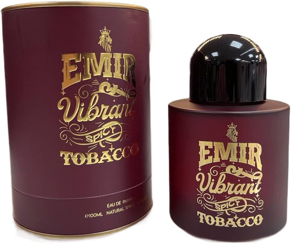 VIBRANT SPICY TOBACCO EMIR 100ml Fragrance for Men BY Paris Corner Perfumes