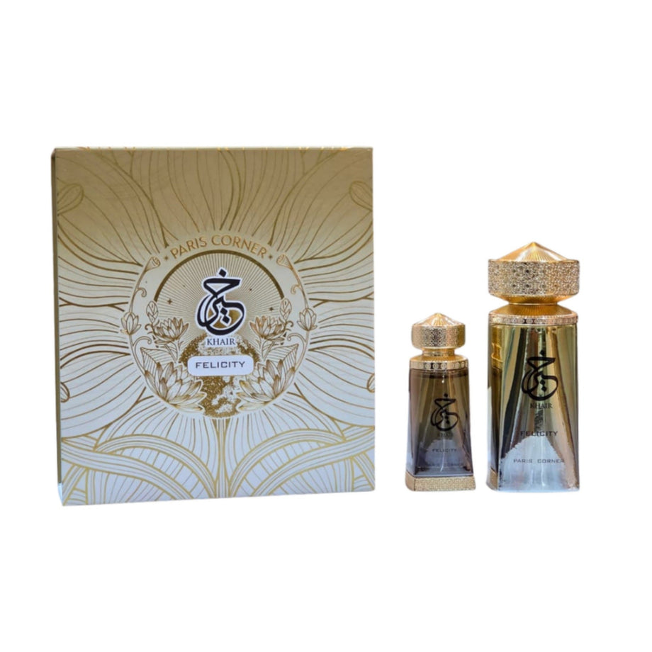 KHAIR FELICITY COMBO EDP 100ML PARFUM & 25ML CONCENTRATED OIL