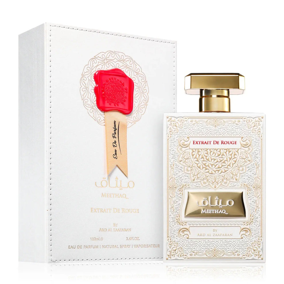 Meethaq Extrait De Rouge Perfume 100ml EDP by Ard Al Zaafaran
Unisex