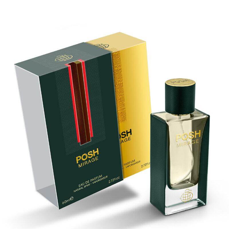 Fragrance World Posh Mirage 80 ml Eau De Parfum Woody scent