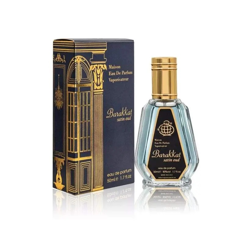 Barakkat Satin Oud Perfume 50ml EDP Fragrance World